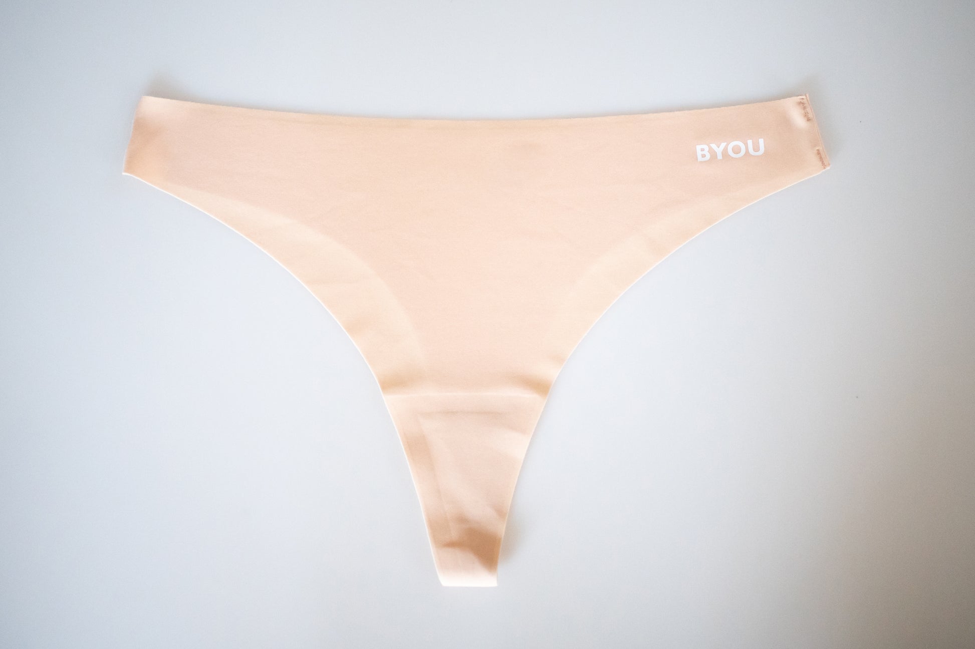 BYOU Seamless Thong - Jessica Rose Collab - Beige – officialbyou
